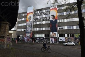 Berlin - Street art - Advertising in Kreuzberg